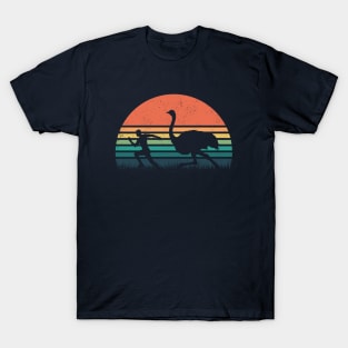 Human running from ostrich T-Shirt